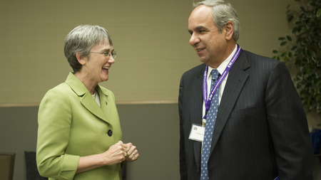 The Honorable Secretary Heather Wilson and the Chief Scientist of the Air Force, Dr. Richard Joseph